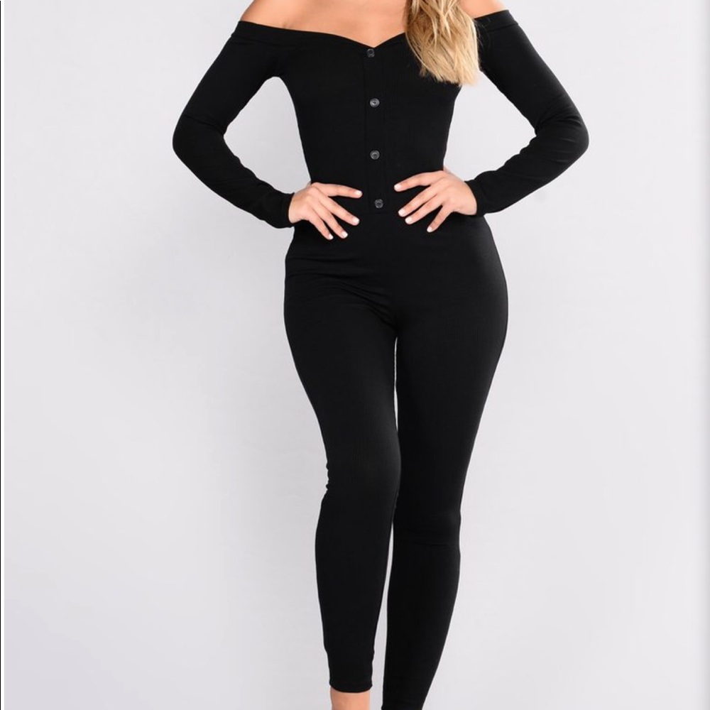 Fool In Love Off The Shoulder Jumpsuit